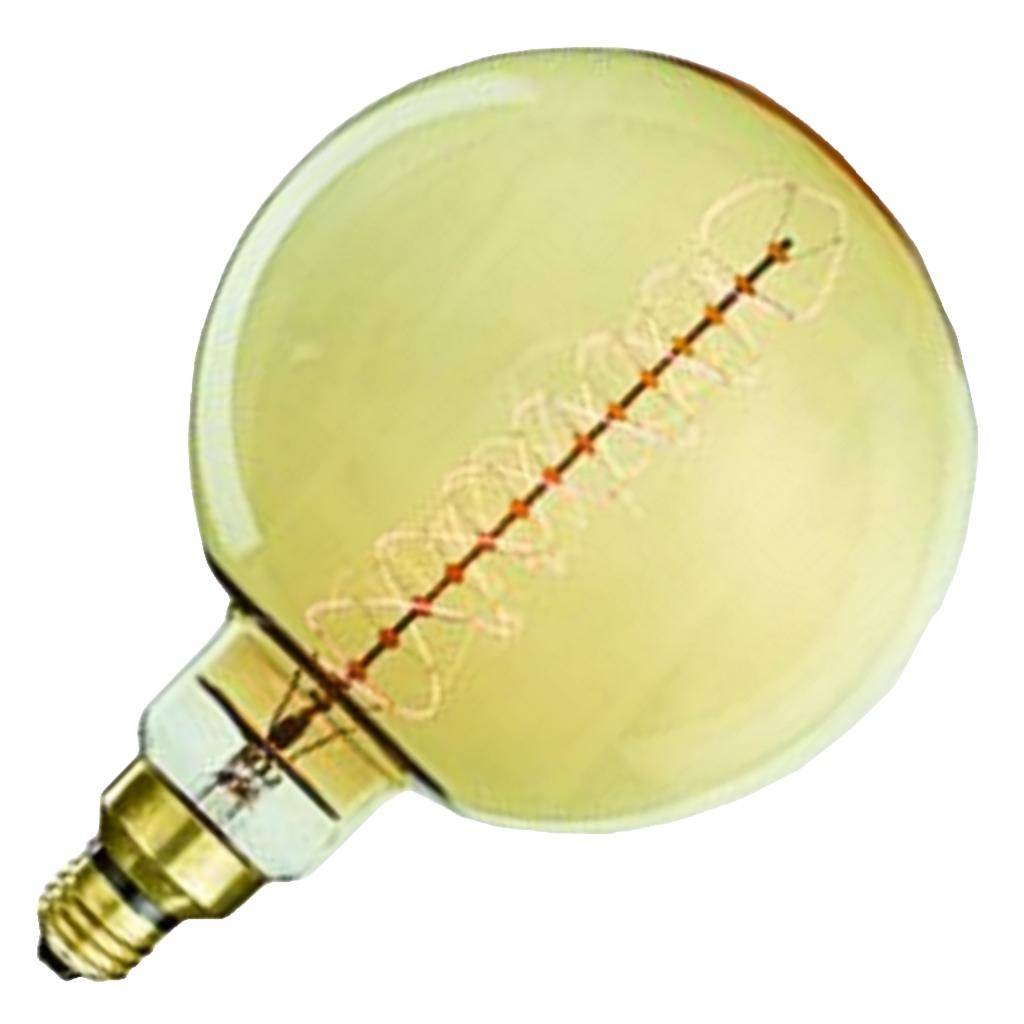 60 watt 120 volt G63 Medium Screw Base Clear 2200K Dimmable Nostalgic Thread Filament 1