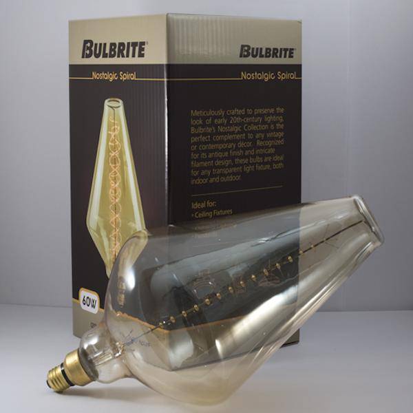 60 watt 120 volt 2200K Diamond Shaped Medium Screw Base 2200K Amber Dimmable 4