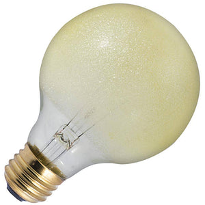 40 watt 120 volt G25 Medium Screw Base Amber Ice 1