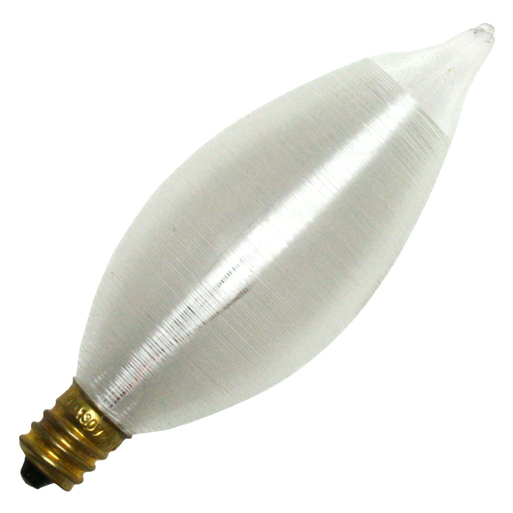 25 watt 130 volt C11 Candelabra Screw Base Satin 1