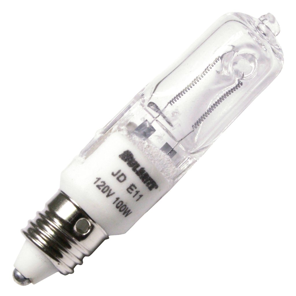 100 watt 120 volt T4 Miniature Candelabra Screw Base 2900K Warm White 1