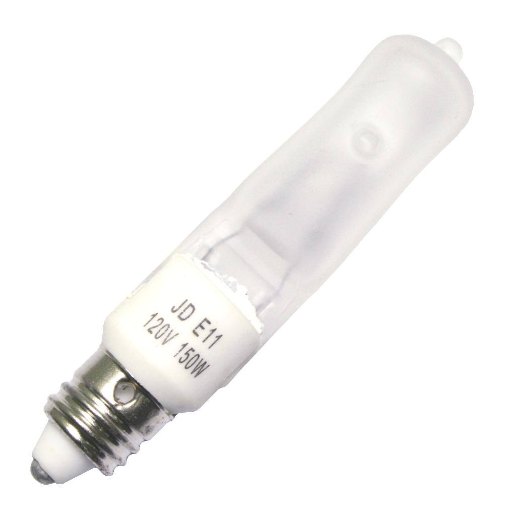 150 watt 120 volt T4 Miniature Candelabra Screw Base 2900K Warm White 1