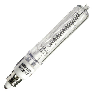 500 watt 120 volt T4 Miniature Candelabra Screw Base 2900K Warm White 1