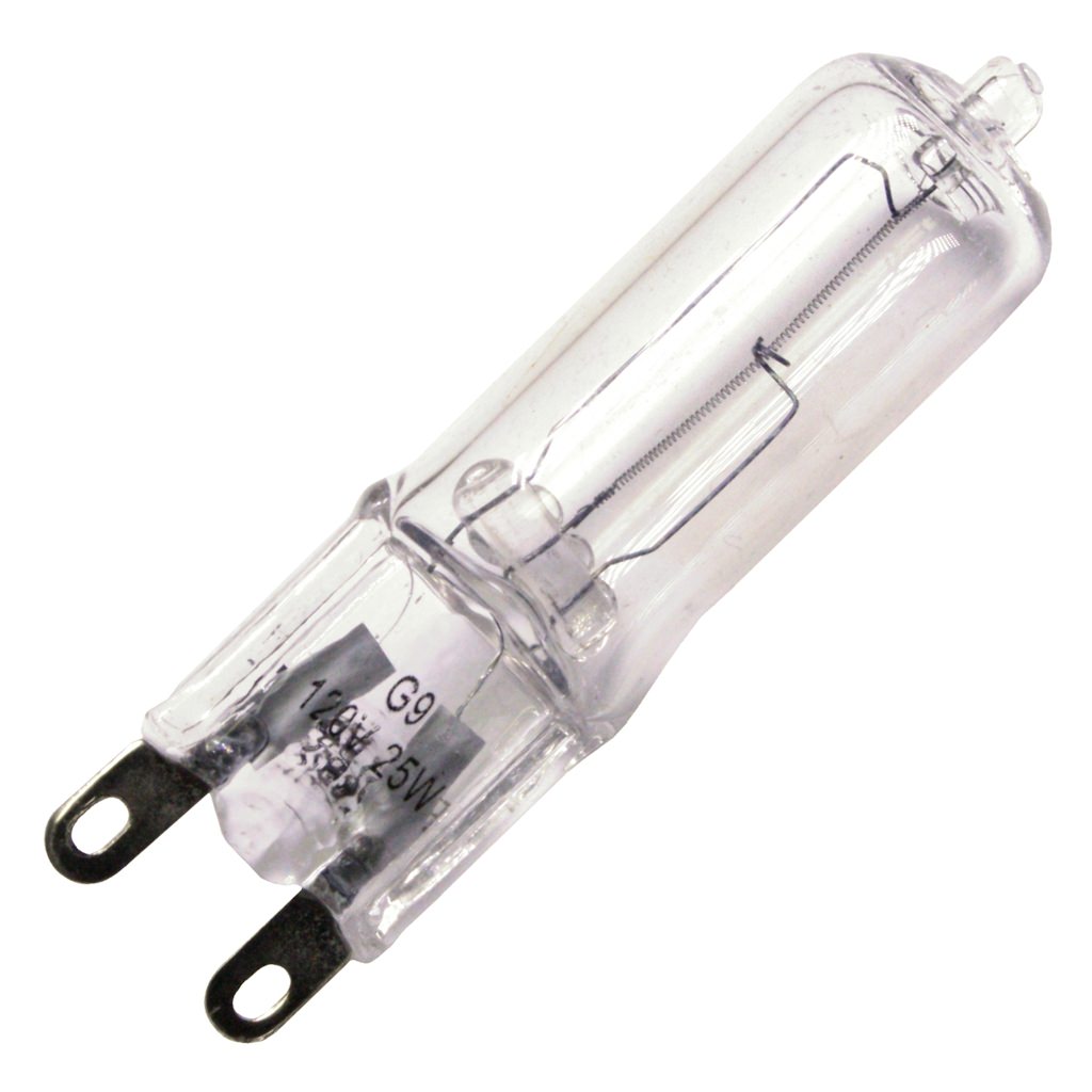 25 watt 120 volt T4 Pin Blade Base 2900K Warm White Dimmable 1