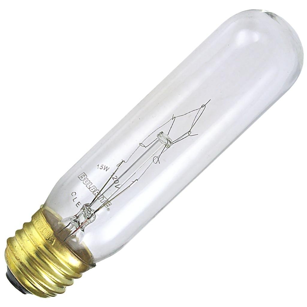 15 watt 120 volt T10 Medium Screw Base Clear 1