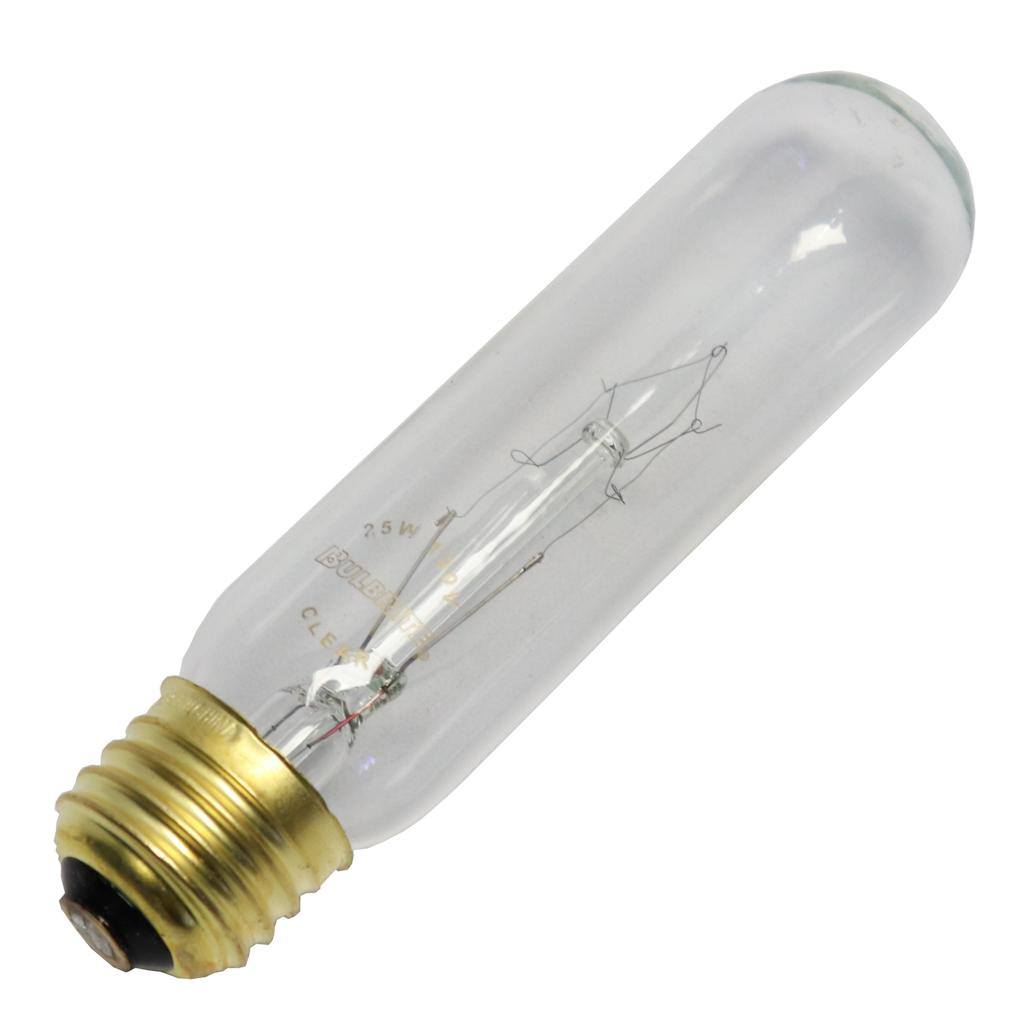 25 watt 130 volt T10 Medium Screw Base Clear 1