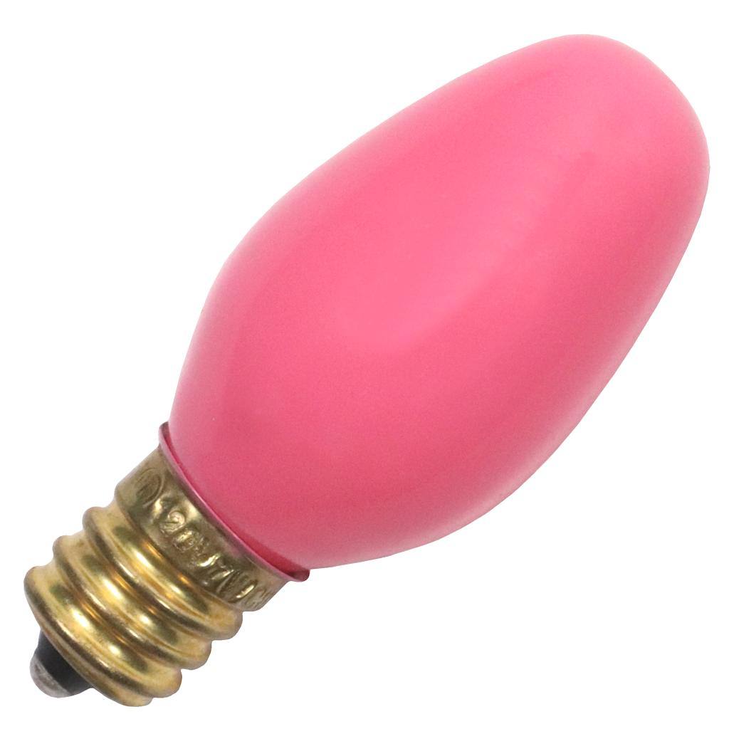 7 watt 120 volt C7 Candelabra Screw Base Clear Night Light 1