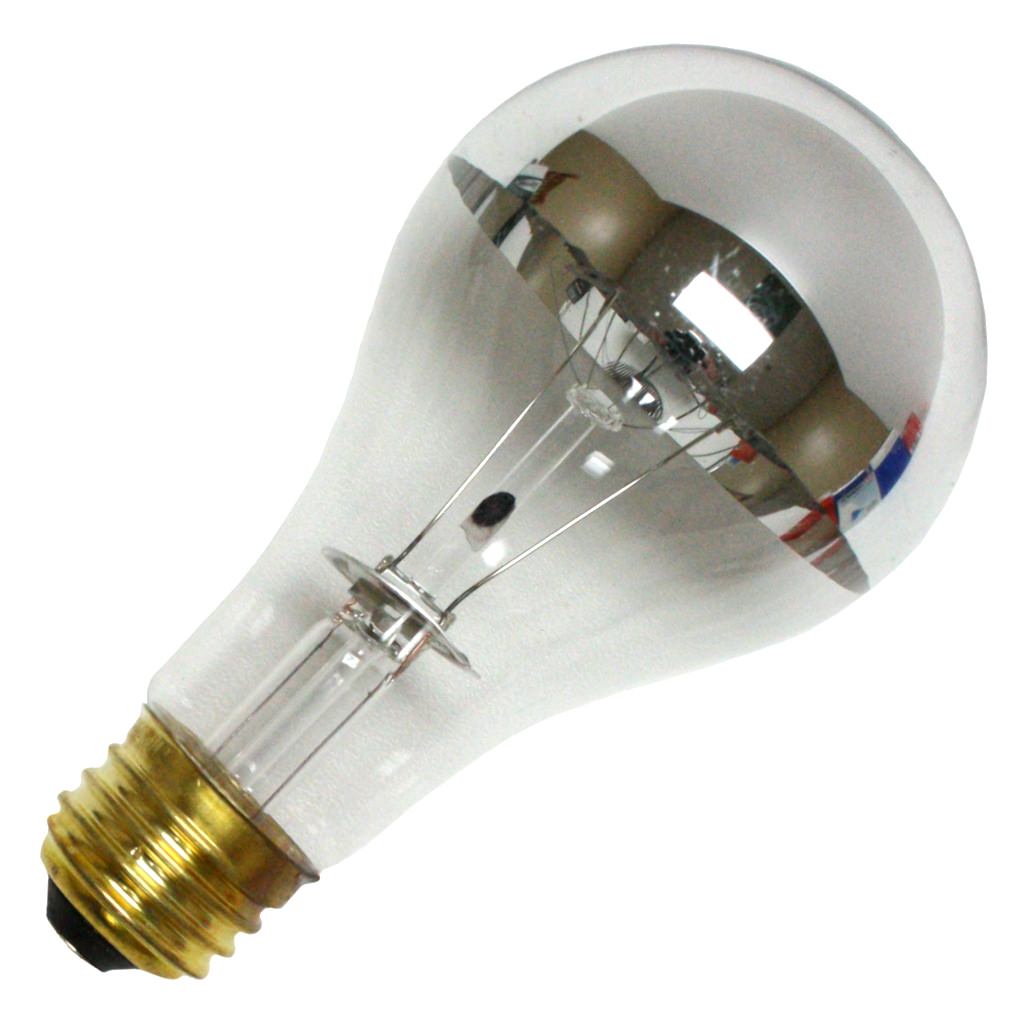 100 watt 120 volt A21 Medium Screw Base Half Chrome 1