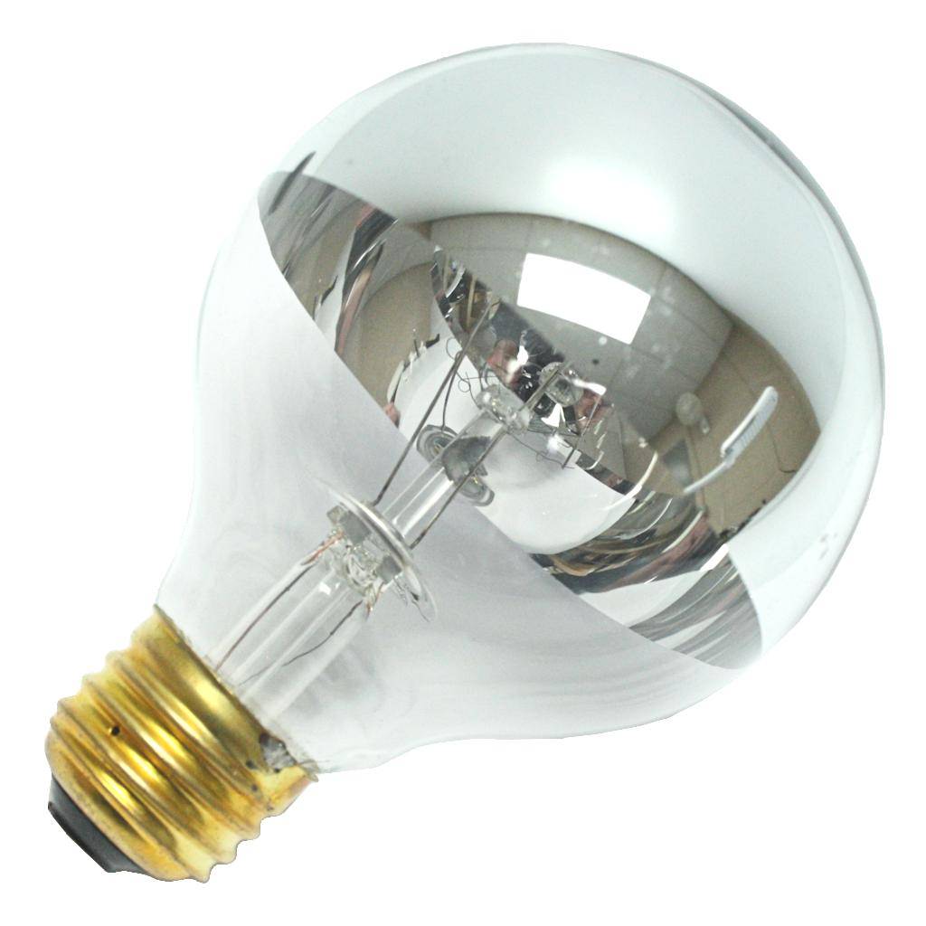 40 watt 120 volt G25 Medium Screw Base Clear / Silver 1