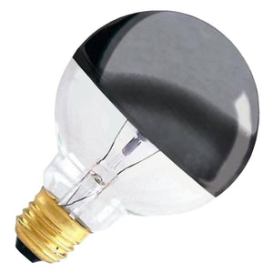 60 watt 120 volt G25 Medium Screw Base Clear / Silver 1