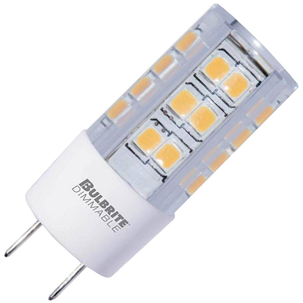 4.5 watt 120 volt T4 Bi-Pin Base 2700K Warm White Dimmable LED Light Bulb 1