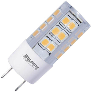 4.5 watt 120 volt T4 Bi-Pin Base 2700K Warm White Dimmable LED Light Bulb 1