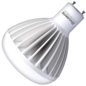 20 watt 120 volt BR40 Twist and Lock Base 3000K Flood Dimmable LED 1