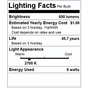 4" 9 watt 120 volt 2700K Dimmable LED Recessed Downlight 2