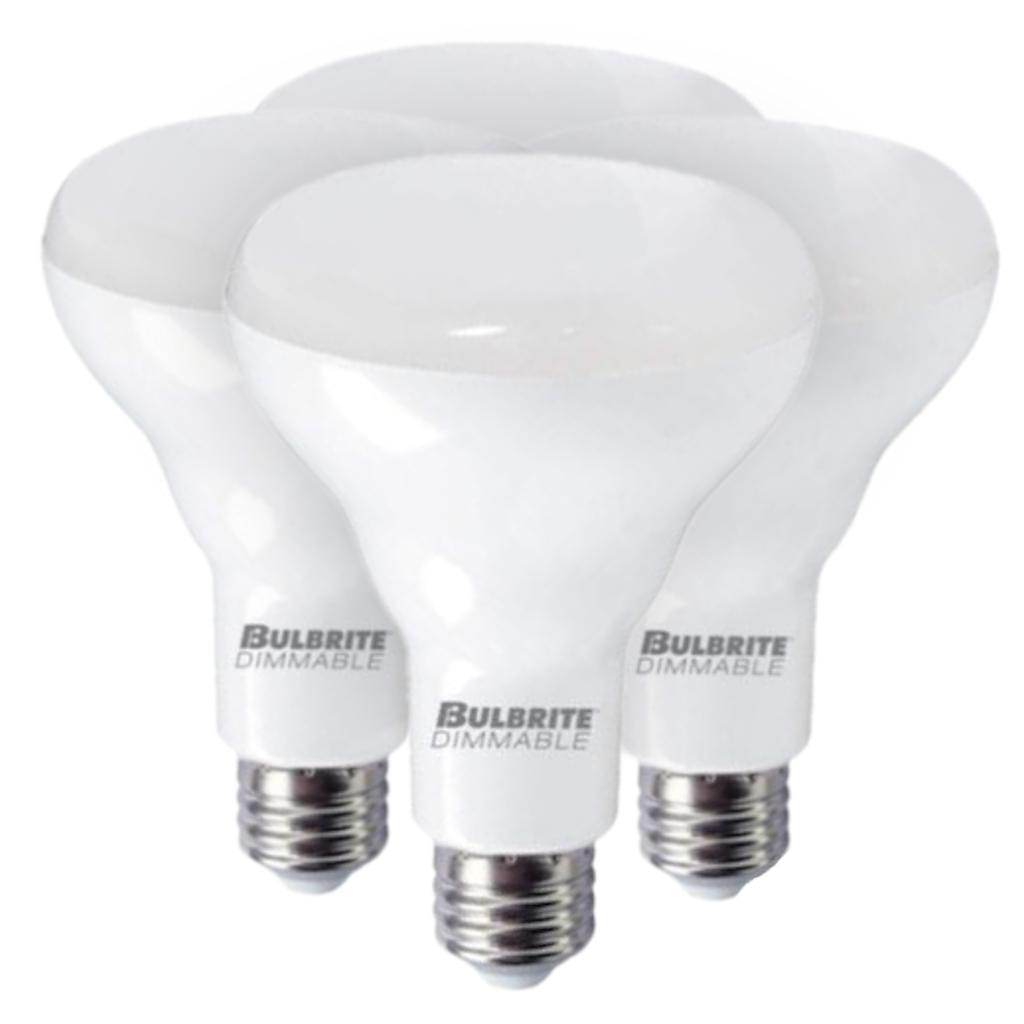 9 watt 120 volt BR30 Medium Screw Base 4000K Cool White Dimmable (4 pack) 1