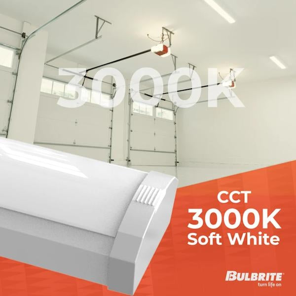 4' 46 watt 120/277 volt 3000K Battery Back-Up LED Wrap Dimmable 3
