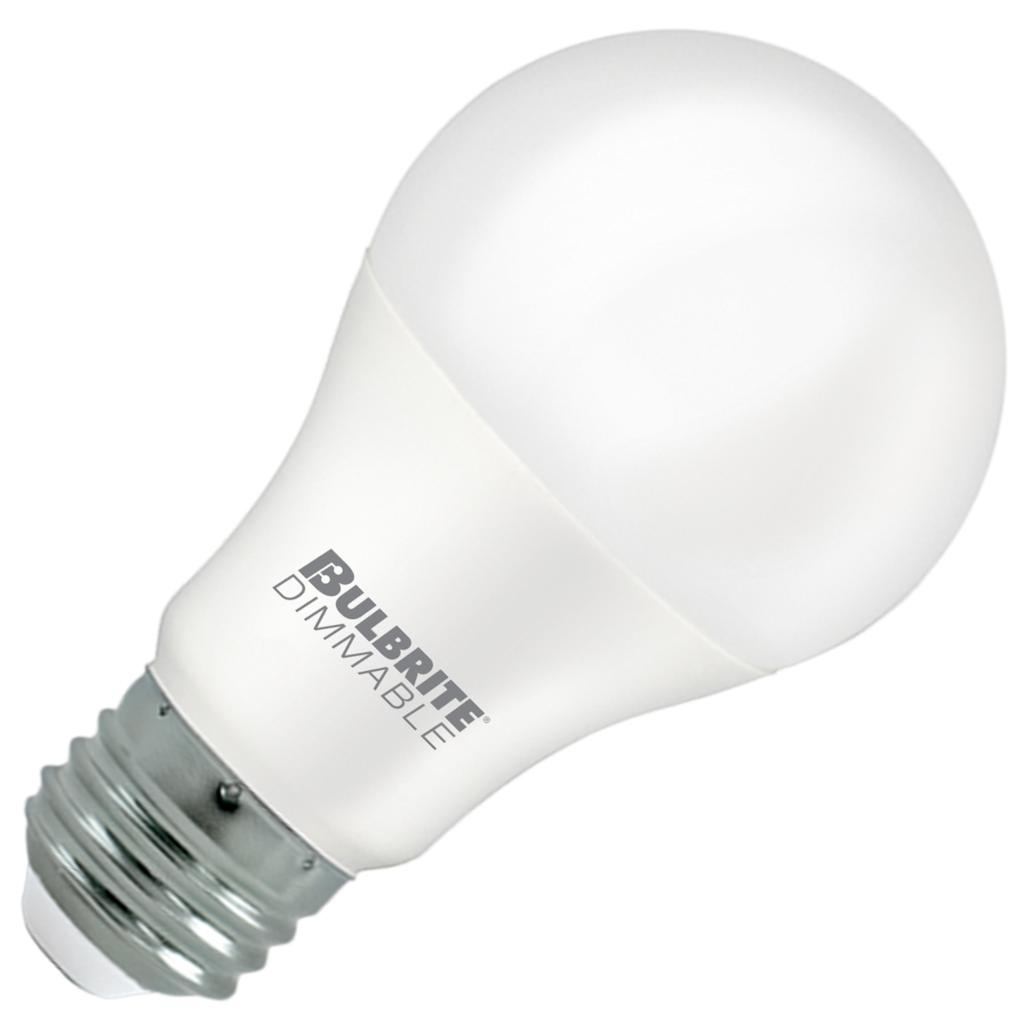 9 watt 120 volt A19 Medium Screw Base 4000K Cool White Dimmable LED 1
