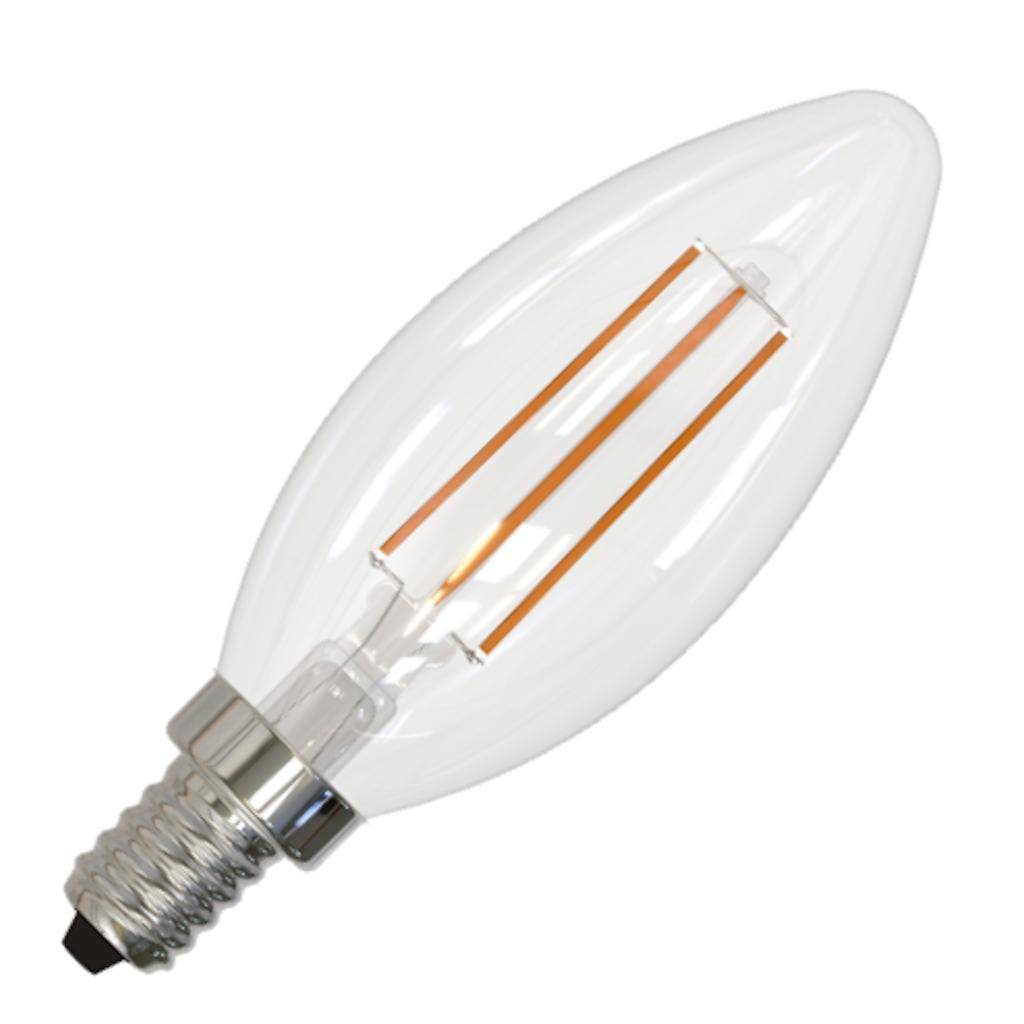 5 watt 120 volt B11 Candelabra Screw Base 4000K Cool White Dimmable LED 1