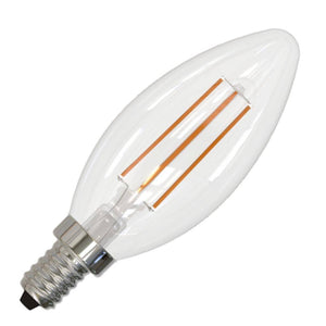 5 watt 120 volt B11 Candelabra Screw Base 4000K Cool White Dimmable LED 1