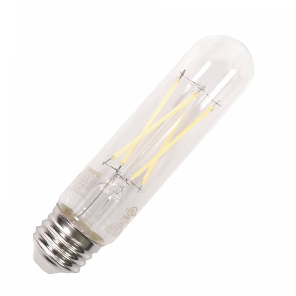 5 watt 120 volt 3000K Natural White T9 Medium Screw Base Clear Nostalgic Tube Antique Dimmable LED Filament 1