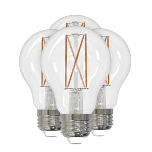 7 watt 120 volt A19 Medium Screw Base 2700K Warm White LED Light Bulb (4 Pack) 1