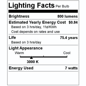 7 watt 120 volt ST18 Medium Screw Base 3000K Natural White LED Light Bulb (4 Pack) 2