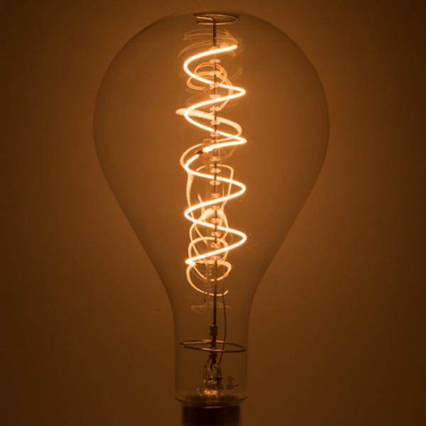 4 watt 120 volt PS52 Medium Screw Base Light 2200K Warm White Amber Dimmable 3