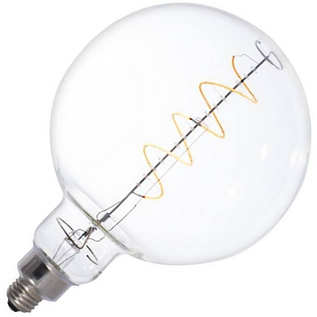 4 watt 120 volt G63 Medium Screw Base Amber Light 2200K Warm White Amber Dimmable 1