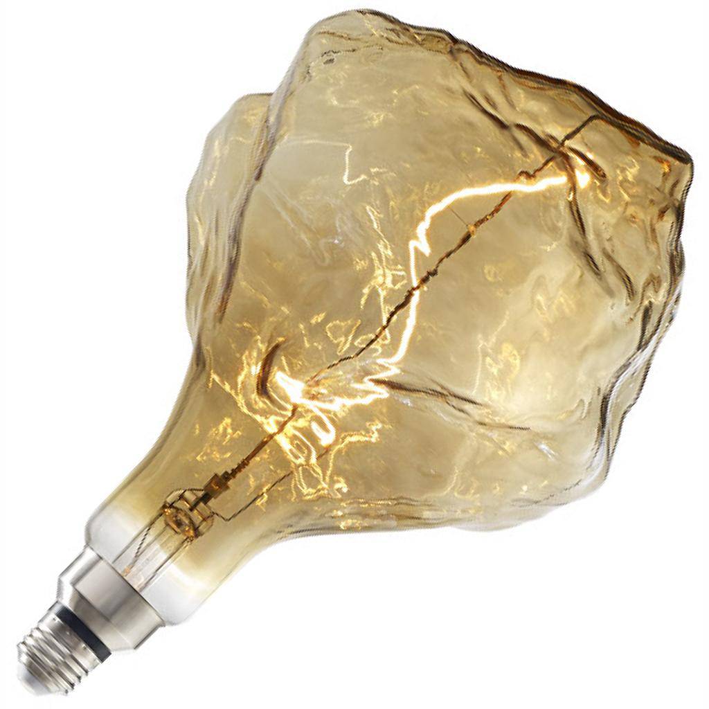 4 watt 120 volt Iceberg 2000K Medium Screw Base Warm White 2000K Amber Dimmable LED 1
