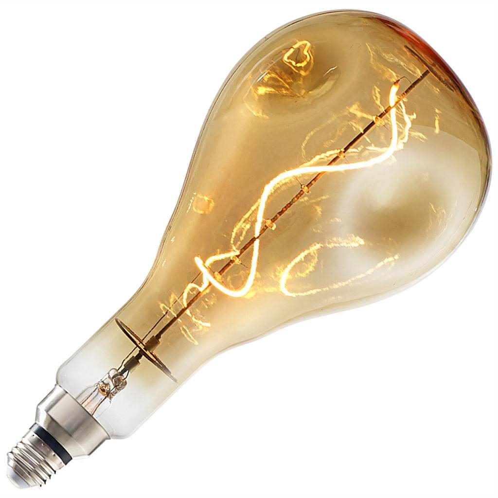 4 watt 120 volt Droplet 2000K Medium Screw Base 2000K Warm White Amber Dimmable LED 1