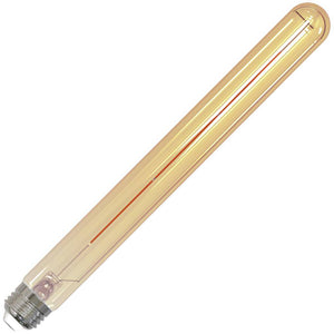 5 watt 120 volt 2100K Warm White T9L Medium Screw Base Amber Dimmable LED 1