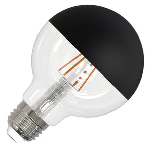 5 watt 120 volt G25 Candelabra Screw Base 2700K Warm White Half Black Coated Top Dimmable LED 1