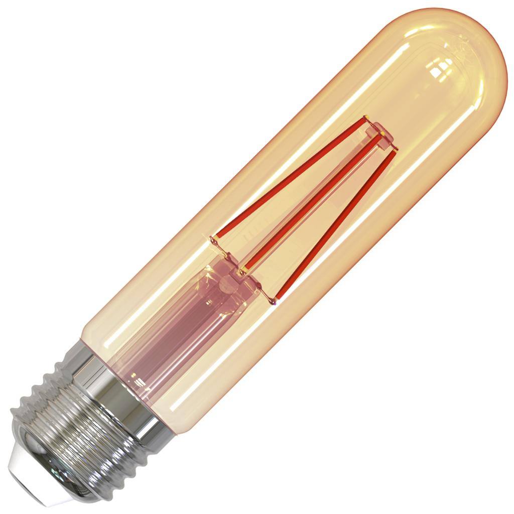 3 watt 120 volt T9 Medium Screw Base 2100K Warm White Amber Dimmable LED 1