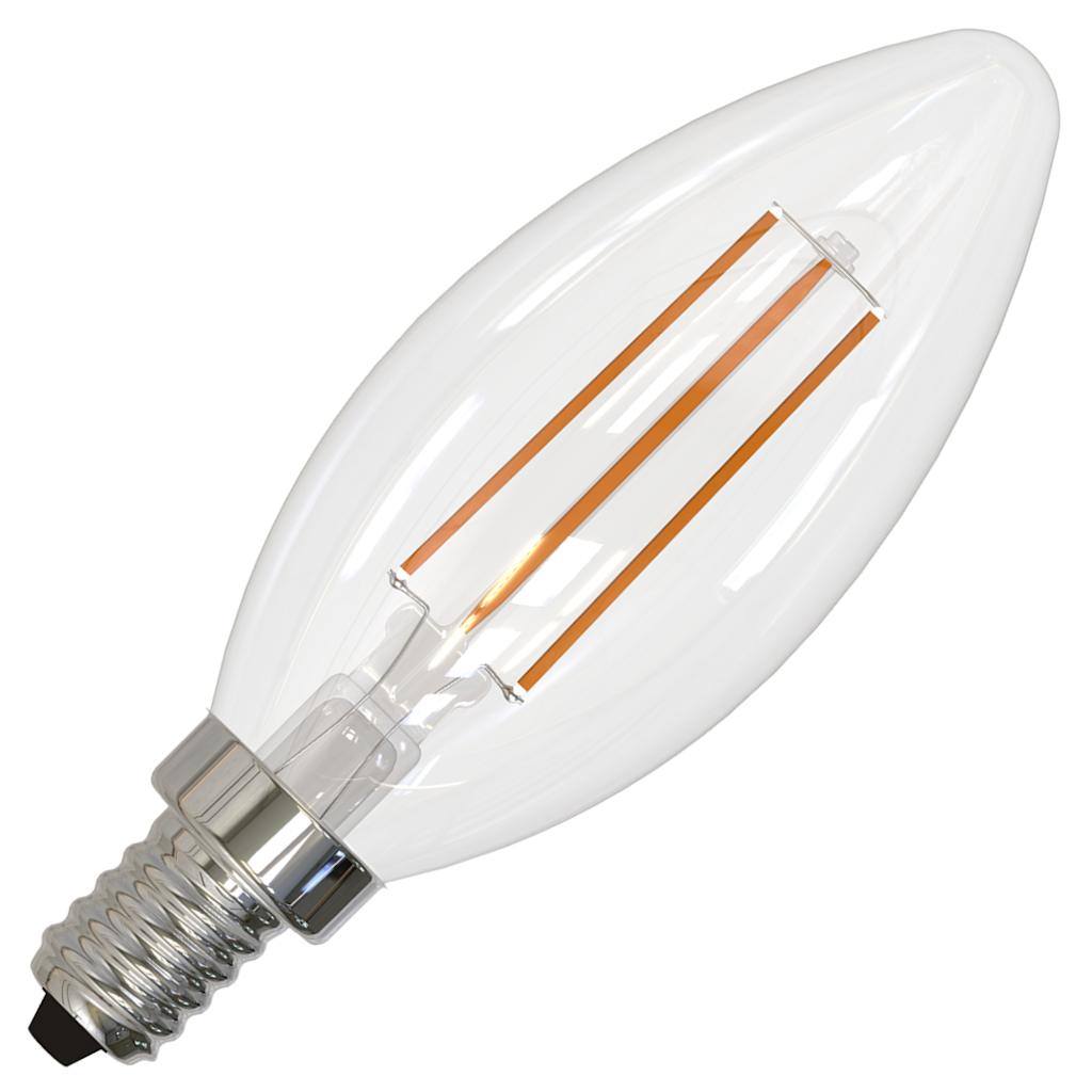 4 watt 120 volt B11 Candelabra Screw Base 4000K Cool White Dimmable LED 1