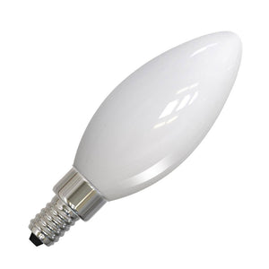 5 watt 120 volt B11 Candelabra Screw Base 4000K Cool White Frost Dimmable LED 1