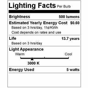 5 watt 120 volt 3000K Natural White T9L Dimmable Medium Screw Base Clear Antique LED Filament 2