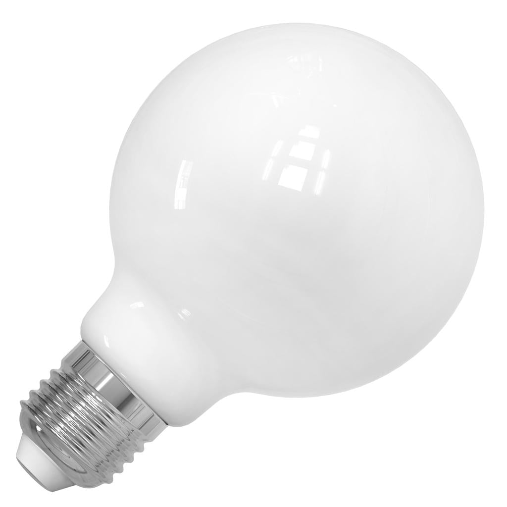 5 watt 120 volt G25 Medium Screw Base 2700K Warm White Frosted Milky Dimmable LED 1