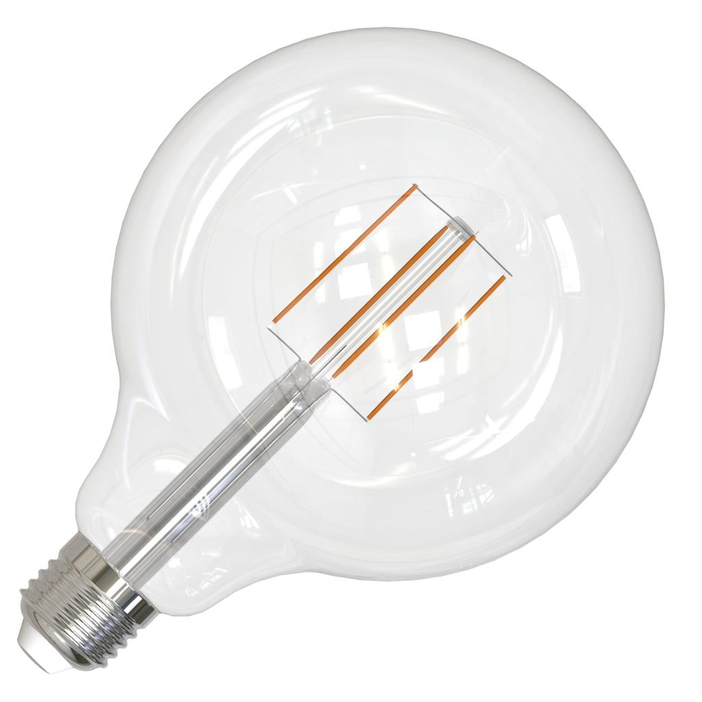 8.5 watt 120 volt G40 Medium Screw Base 4000K Cool White Clear Dimmable LED 1