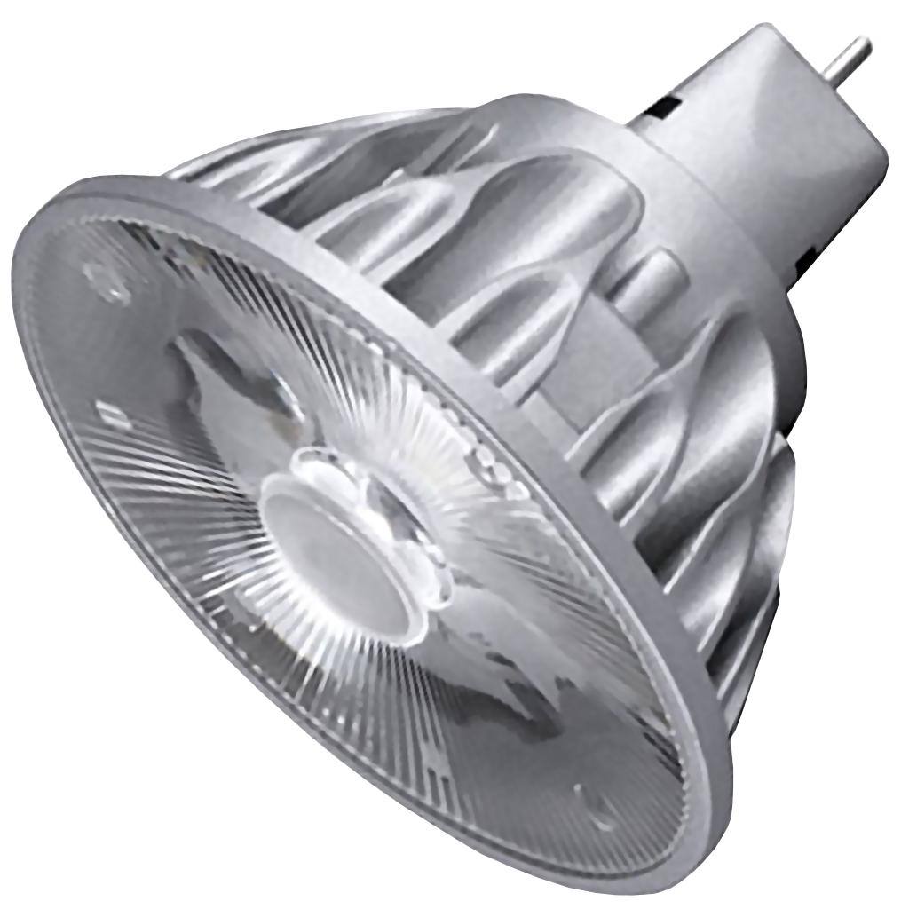 9 watt 12 volt MR16 Bi-Pin Base 3000K Natural White Dimmable Flood LED 1