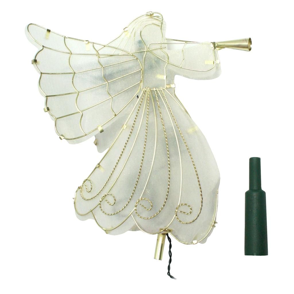 10" LED Lighted Wire Angel Tree Topper 1