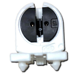 120 watt 600 volt Miniature Bi-Pin (G5) Base White Rotary Non-Shunted Lampholder 1