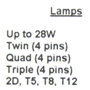 1-2 Lamp 120 volt CFL Ballast 2