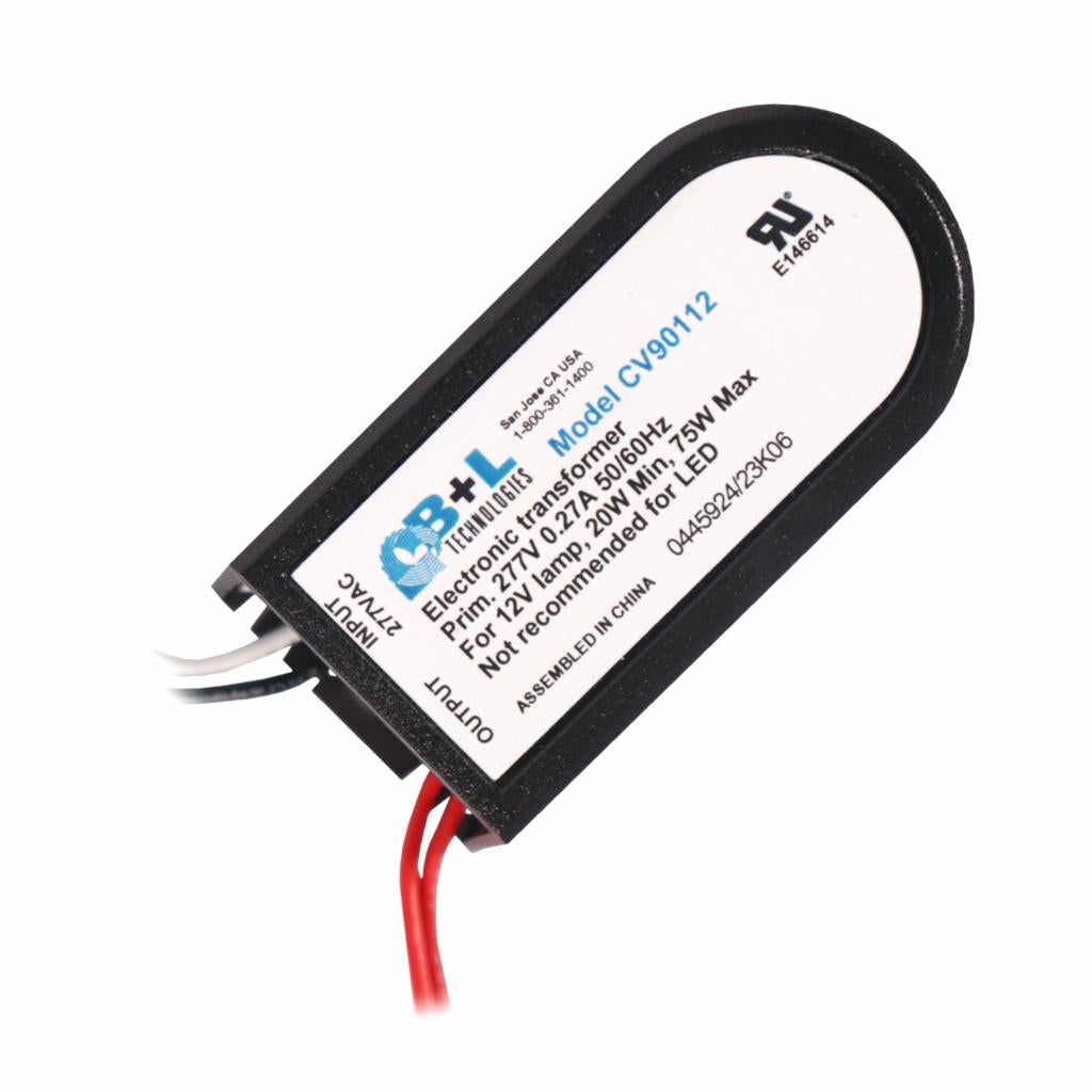 1 Lamp 75 watt 277 volt Halogen Transformer for 12 volt Lamps 1