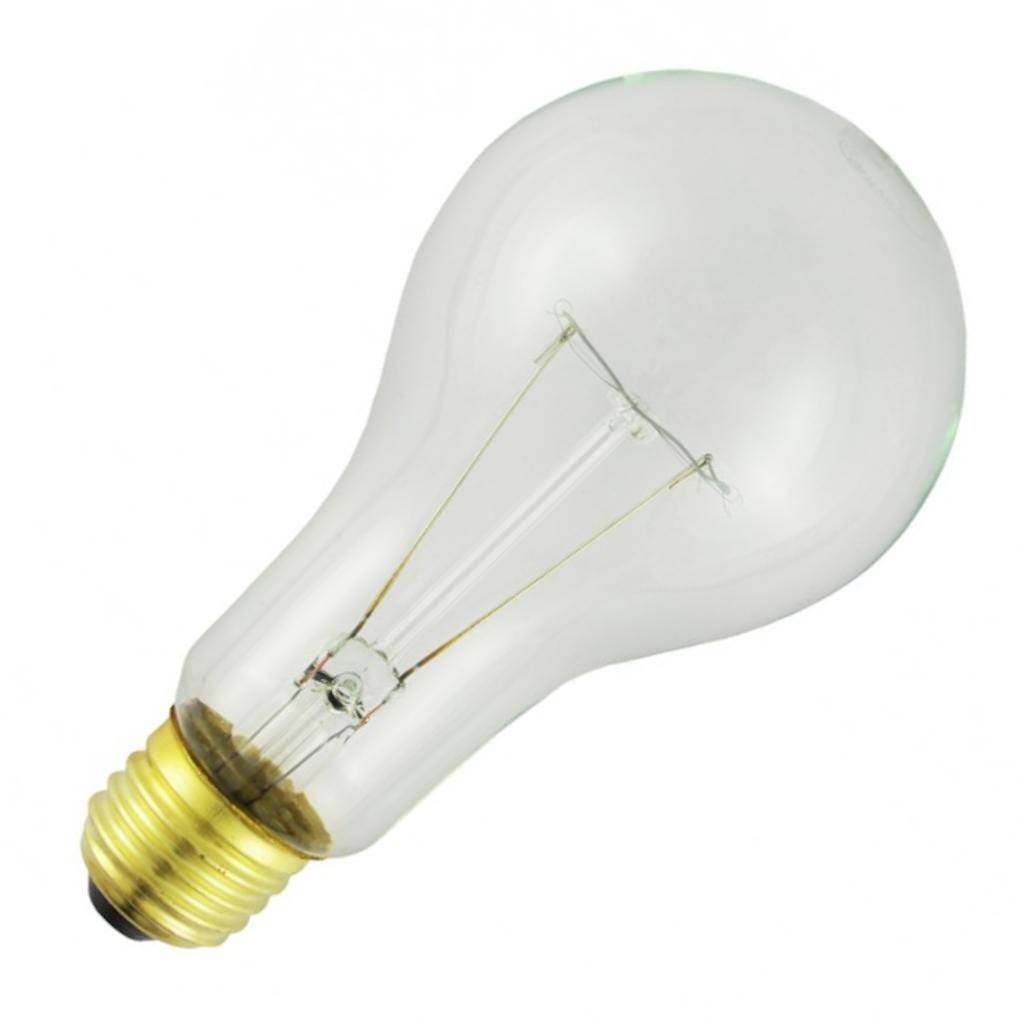 150 watt 130 volt A21 Medium Screw Base Clear Infrared Heat Lamp Dimmable Bulb 1