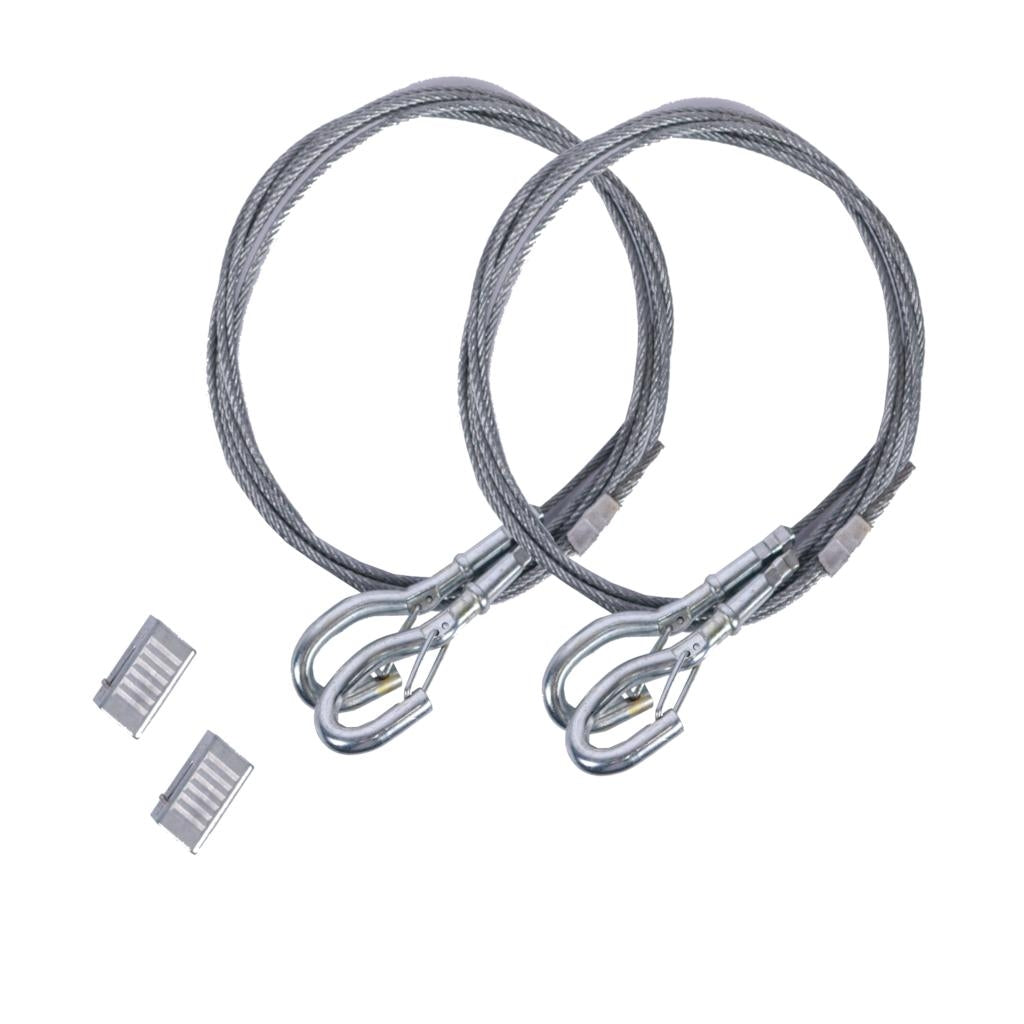 5' Aircraft Cable Asymmetric Y-Fit  Safety Cable (2 Pack) 1