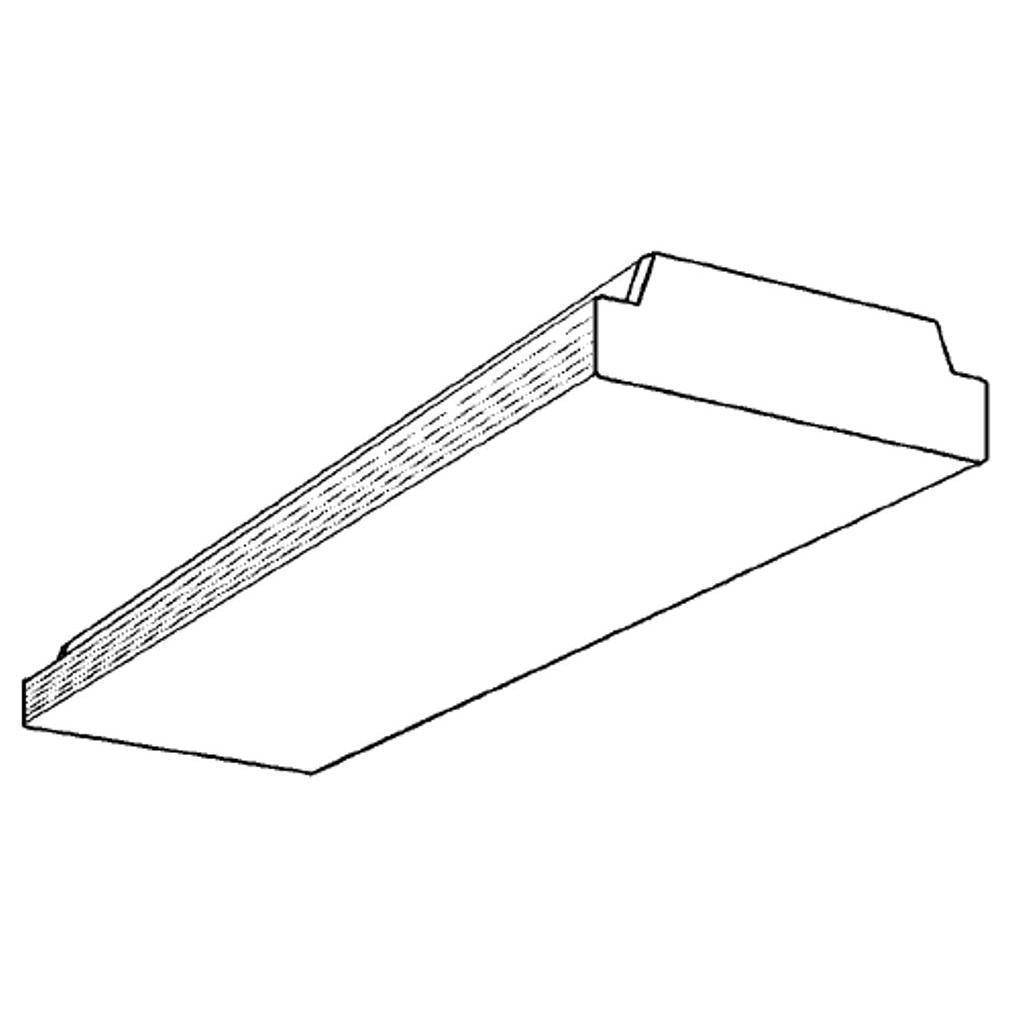 4' 4 Lamp T8 Wrap Columbia Lighting Light Fixture 1