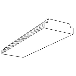 4' 4 Lamp T8 Wrap Columbia Lighting Light Fixture 1