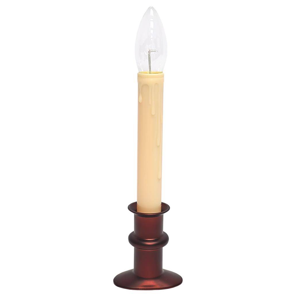 11"-13" Antique Bronze / Ivory LED Candle 1