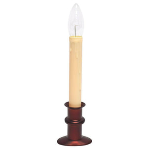 11"-13" Antique Bronze / Ivory LED Candle 1
