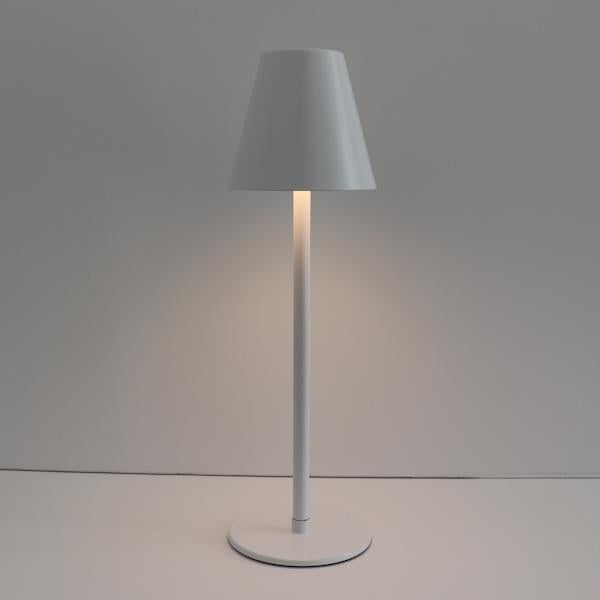 13" White Rechargeable Selectable Brightness Settings Bug Light Patio Table Lamp 3